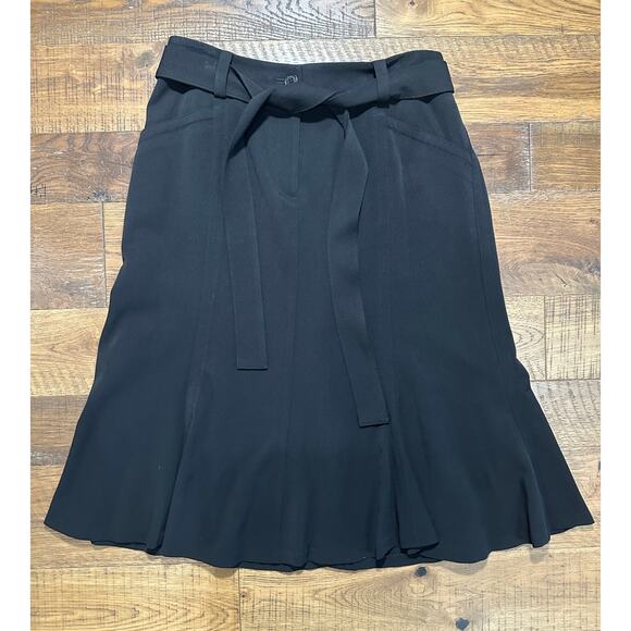 Vintage Insight midi skirt with tie front - Picture 2 of 5